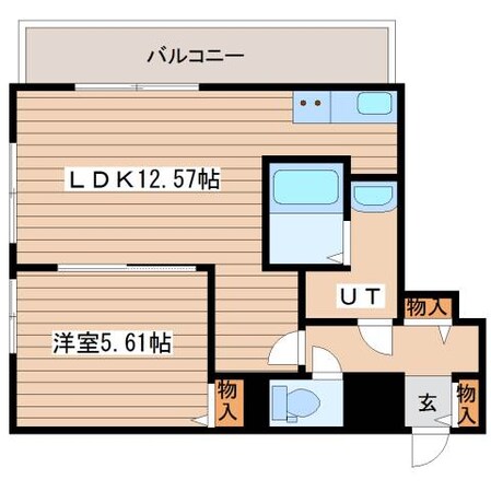 グレイスコートＫＯＴＯＮＩの物件間取画像